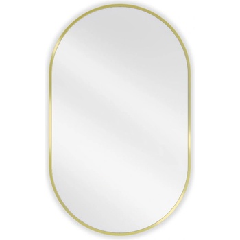 Mexen Loft овално огледало за баня 90 x 55 см, златна рамка - 9851-090-055-000-50 (9851-090-055-000-50)