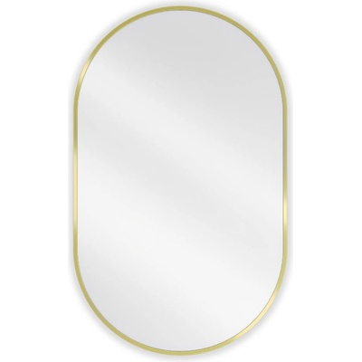 Mexen Loft овално огледало за баня 90 x 55 см, златна рамка - 9851-090-055-000-50 (9851-090-055-000-50)