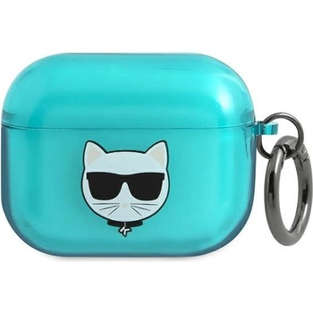 Karl Lagerfeld Калъф Karl Lagerfeld KLAPUCHFL Choupette, за Apple AirPods Pro, син (KF000628)