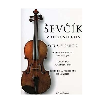 Otakar Ševčík Violin Studies School Of Bowing Technique Op.2 Part 2 noty na housle