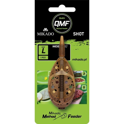 Mikado Krmítko Method Feeder Shot Q.M.F. System L 1ks - 20 g