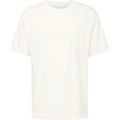 New Balance Тениска бежово, размер M