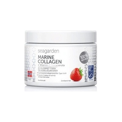 Seagarden Marine Collagen + vitamin C 150 g jahoda