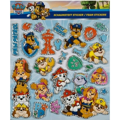 Karton PP set pěnových nálepek Paw Patrol