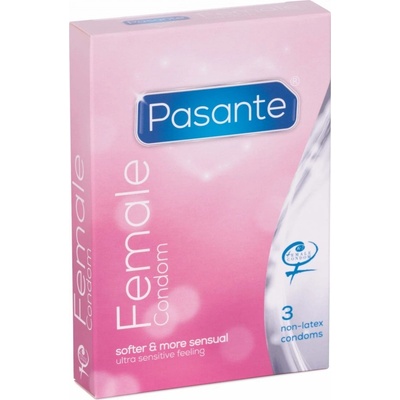Pasante Female Condom 3 ks