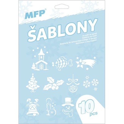 MFP šablony na sníh ve spreji 10motivů