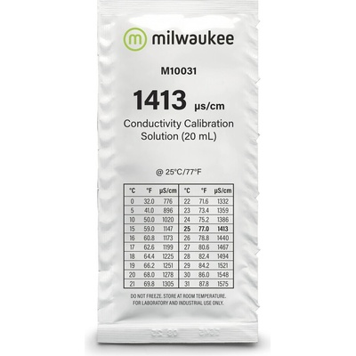 Milwaukee EC 1,413 mS/cm kalibračný roztok 20 ml