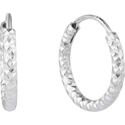 Bealio stříbrné broušené kruhy 03-03001-0682