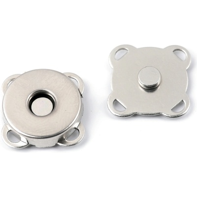 Pro Háčkování Magnetické zapínání 18 mm, nikl