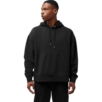 Fox Wordmark Oversized Fleece Po black