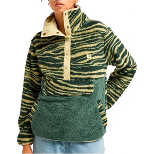 Billabong Дамски поларен пуловер Billabong Women's Switchback Pullover Fleece jumper - Stormy Seas (105-7569-0513)