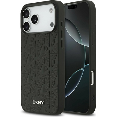 DKNY PU Leather Grid Pattern Magsafe Заден калъф за iPhone 17 Pro Max Black DKNY | Cheren | МЪЖЕ | UNI