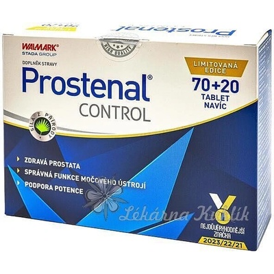 Prostenal Control tablet 70+20 tablet Promo 2024 – Zbozi.Blesk.cz