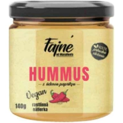 Fajné hummus s udenou paprikou 140g