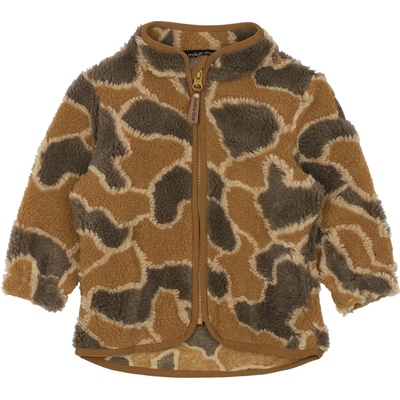 Mikk-Line Детско поларено яке Mikk-Line Kid's Teddy Cardigan Fleece jacket - Burlwood - размер 128 (EU) (703-6507-0115)