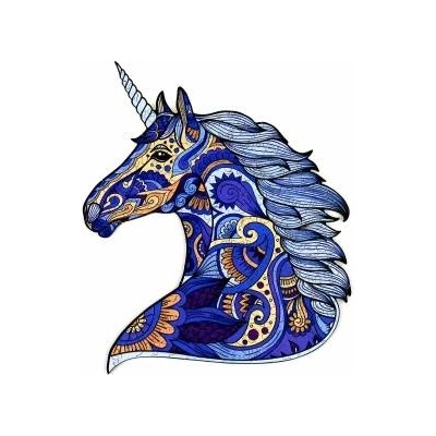 Recent Toys Wooden / colorful puzzle 185 pcs - Unicorn