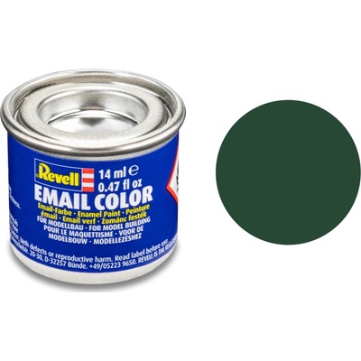Revell Farba ENAMEL 68 Zelená tmavá RAF matná Dark Green RAF Matt 14ml