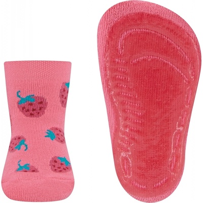 Ewers Stoppersocken SoftStep Sneaker Erdbeeren sorbet pink