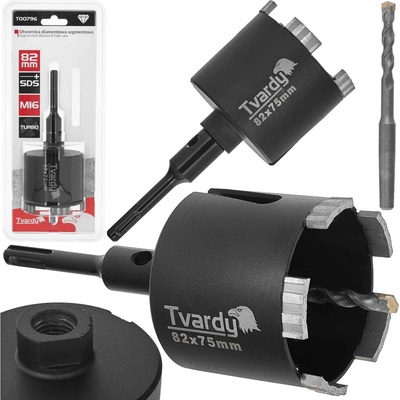 Vrták diamantový korunkový so stredovým vrtákom, priemer 82 mm, upínanie SDS+, M16, TVARDY