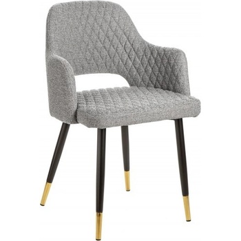 Ainnde Paris světle šedá strukturovaná látka 2 ks