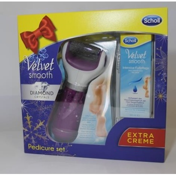 Scholl Velvet Smooth Elektrický pilník na chodidla + Noční maska 60 ml dárková sada