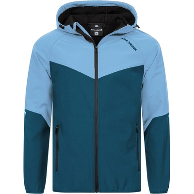 KirkjubØur Мъжко яке KIRKJUBØUR® Njordr Men SOFTSHELL jacket 10, 000 mm water column blue/light blue