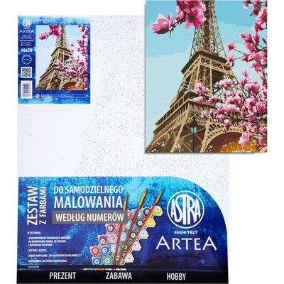 Astra ARTEA Malování podle čísel EIFFEL TOWER na rámu 40 x 50 cm 801022902