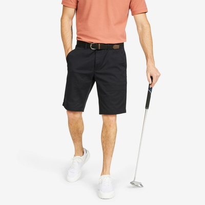Inesis pánske golfové šortky MW500 čierne