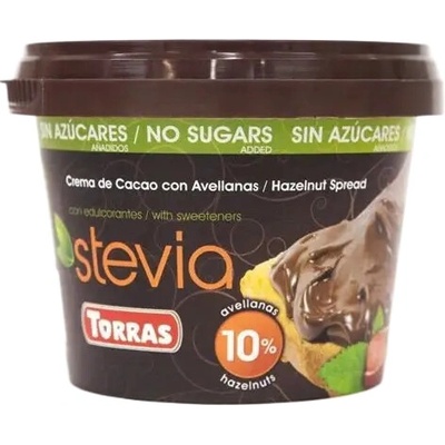 Orechová nátierka Stevia Torras so sladidlom 200 g
