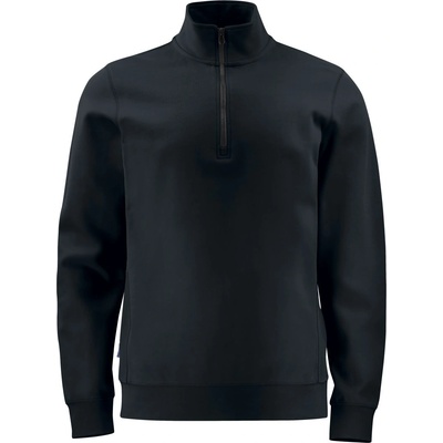 ProJob 2128 sweatshirt 1/Мъжки суитшърт с 2 ципа и 1/2 цип, удобен, черен, размер m (64212800202)