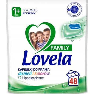 Lovela Family Hypoalergénne kapsule na pranie bielej a farebnej bielizne 48 PD
