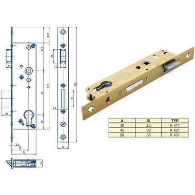 HOBES K421 P-L 90/45 PZ K421