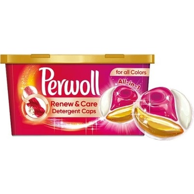 Perwoll Renew & Care Color Caps pracie kapsule 10 PD