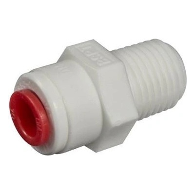 DMfit AMCBT0404W-RE spojka s vnějším závitem červená (1/4" tube x 1/4" NPTF)