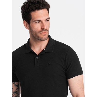 Ombre Clothing Черна мъжка основна поло тениска Ombre Clothing Ombre Clothing | Cheren | МЪЖЕ | 3XL
