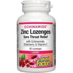 Natural Factors Echinamide Zinc Lozenges, череша, 60 таблетки за смучене, Natural Factors