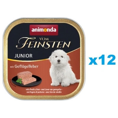 Animonda Vom Feinsten Junior Dog drůbeží játra 12 x 150 g