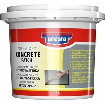 Presto Opravná hmota na trhliny v betóne a murive 1 l