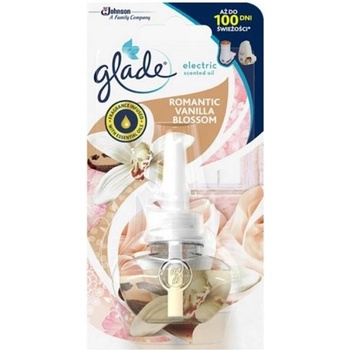 Glade Electric Scented Oil Romantic Vanilla Blossom tekutá náplň do elektrického osviežovača vzduchu 20 ml