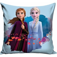 Exity · Obojstranný vankúš Ľadové kráľovstvo Frozen motív Anna & Elsa 38x38