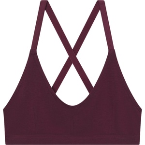 DEDICATED Дамско ежедневно термо бельо DEDICATED Women's Soft Bra Junsele Everyday base layer - Fig Red (114-2375-0712)
