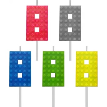 Image 1 of Godan Свещ за рожден ден Лего - 8