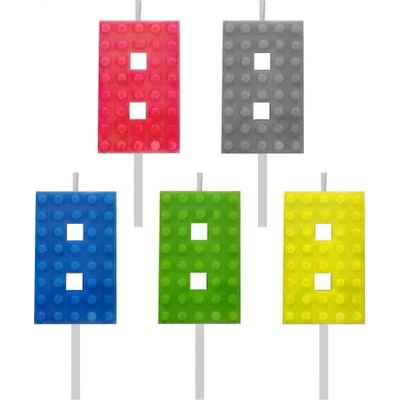 Godan Свещ за рожден ден Лего - 8