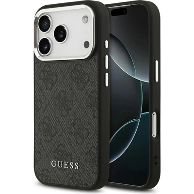 GUESS Калъф Guess 4G Classic Logo MagSafe за iPhone 17 Pro - черен