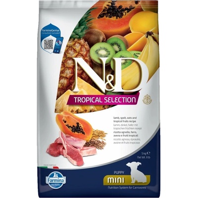 N&D dog Tropical Selection AG puppy mini lamb 5 kg