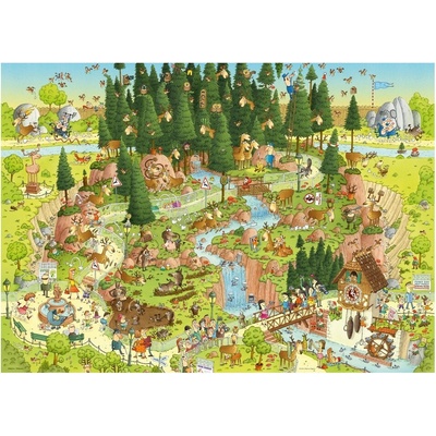 Heye Šílená ZOO Černý les 1000 dielov