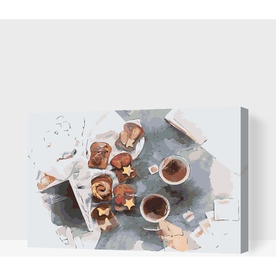 Vymalujsisam.cz Malování podle čísel Piknik Velikost 40 x 60 cm Rámování Na kartonové desce