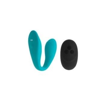 S Pleasures Двойно Стимулиращ Вибратор S Pleasures цвят тюркоаз