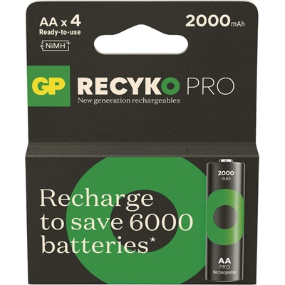 GP ReCyko Pro AA 2000mAh 4ks 1032224200