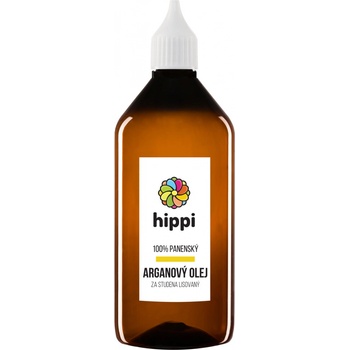 Hippi Organic Moroccan Argan Oil - 100% Bio arganový olej na vlasy a pleť 200 ml